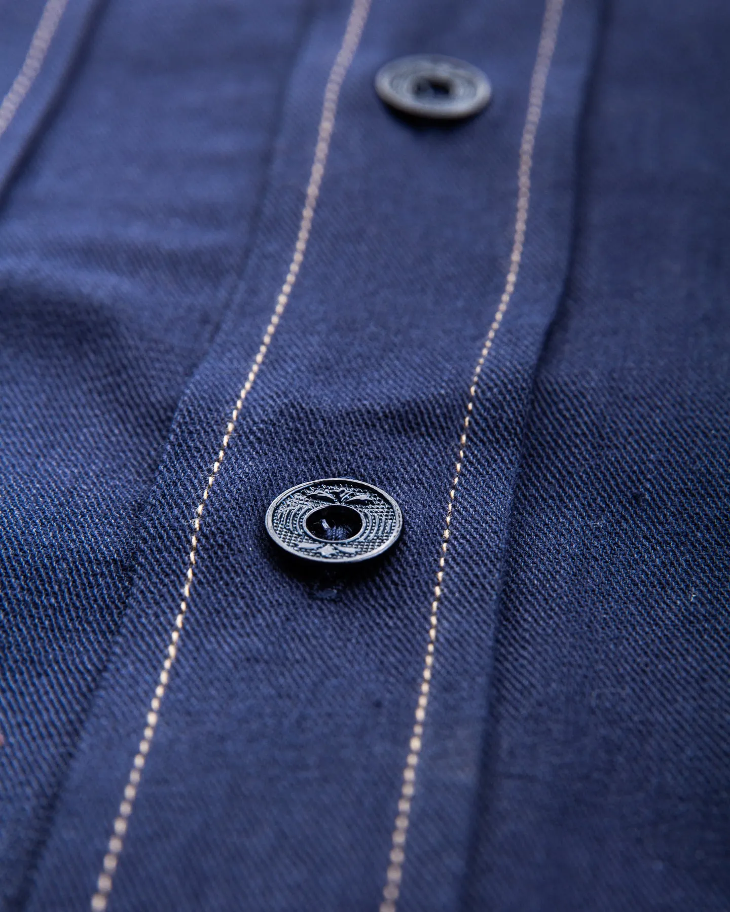 Indigofera Walton Shirt Yambaru Selvage Denim Indigo