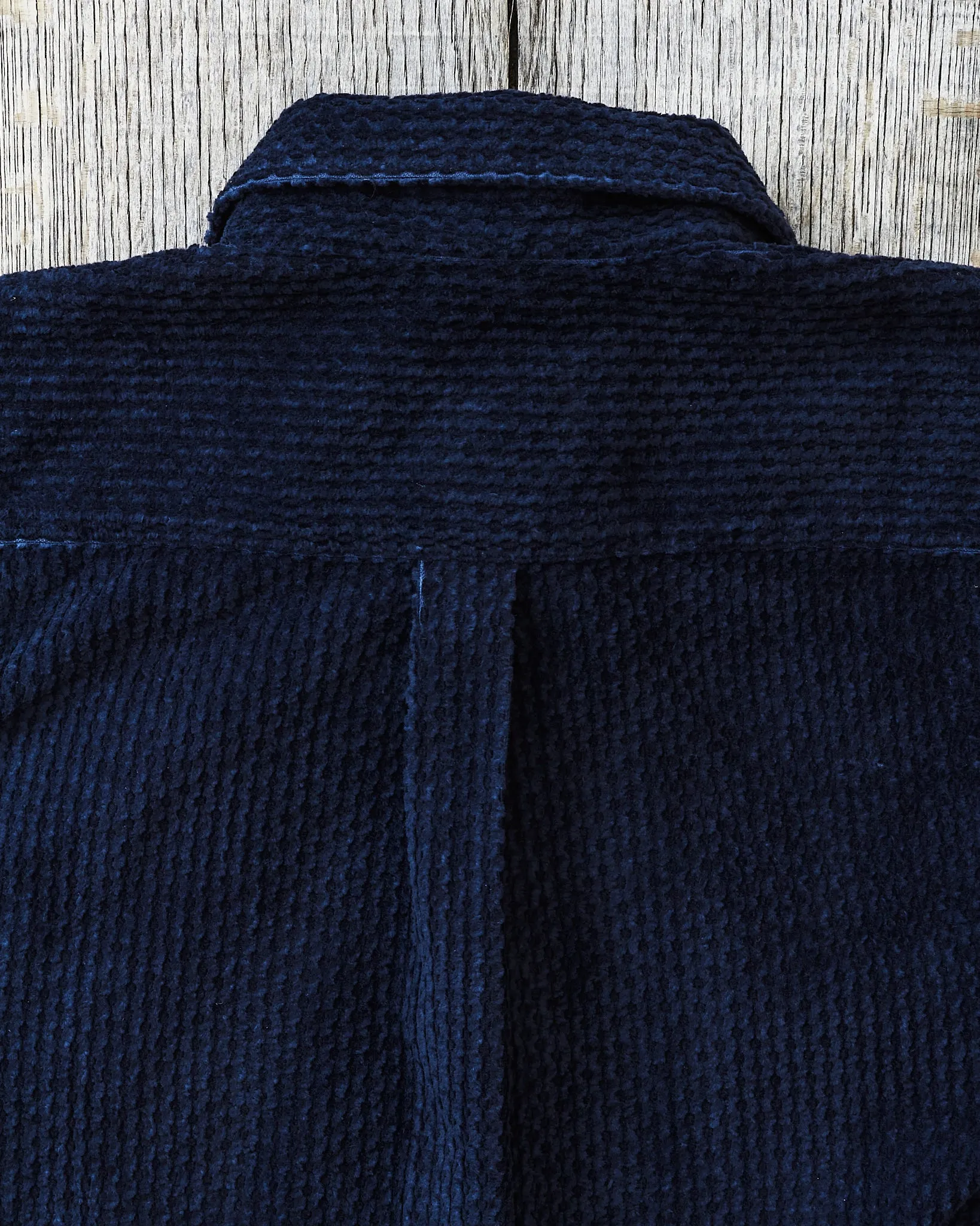 Indigofera Webster Shirt Dobby Corduroy Navy