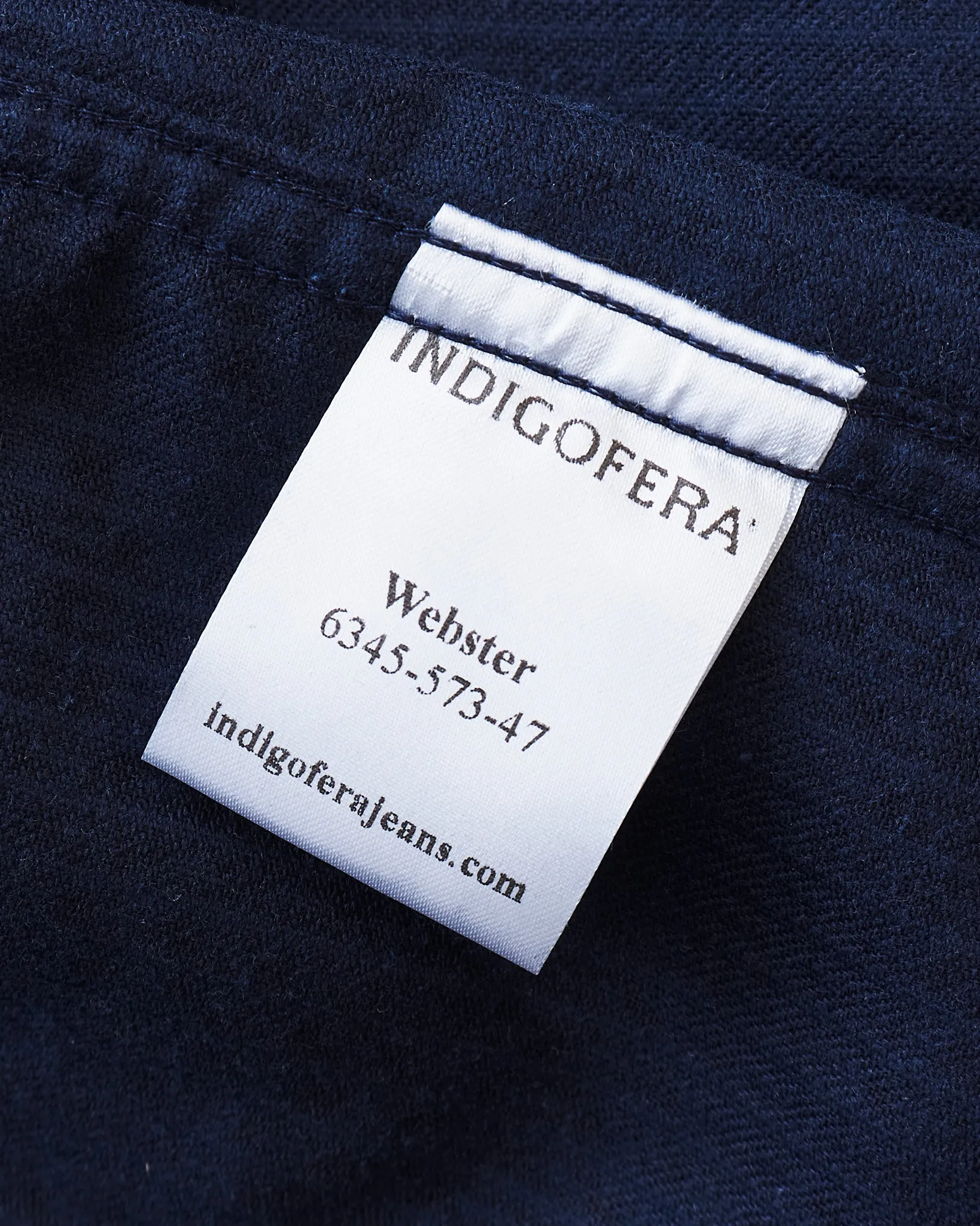 Indigofera Webster Shirt Dobby Corduroy Navy