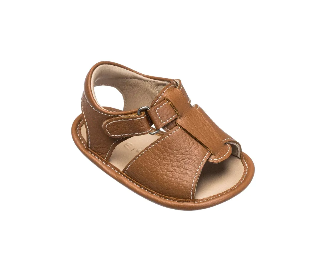 Infant Boy Sandal: Caramel