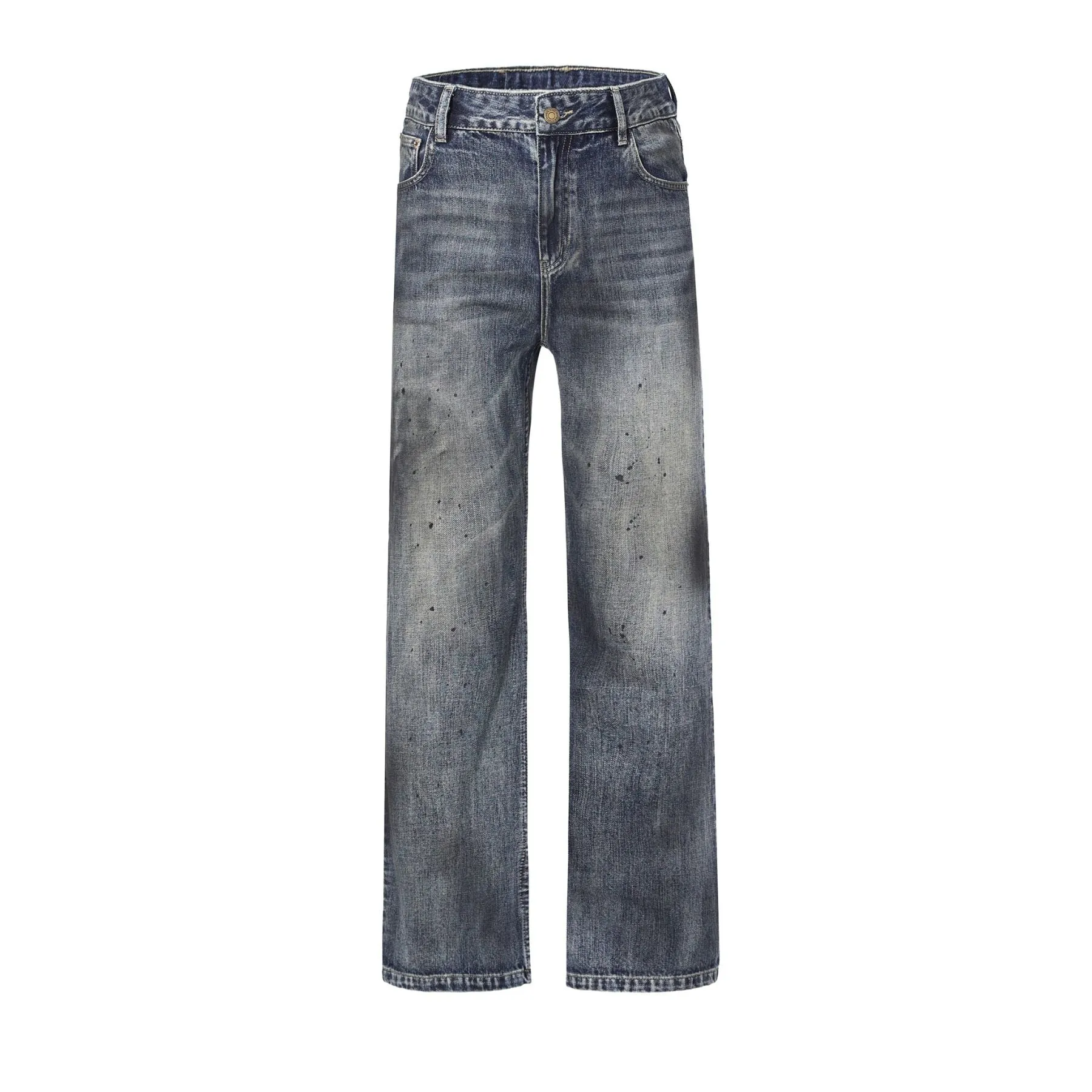 Ink Splatter Whiskers Bootcut Jeans