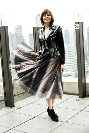 Insight NY Novelty Mesh Skirt in Light Shades