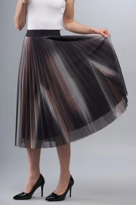 Insight NY Novelty Mesh Skirt in Light Shades