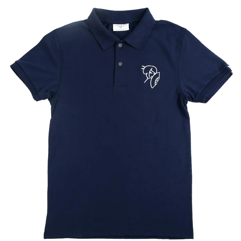 IWYL Navy Logo Polo