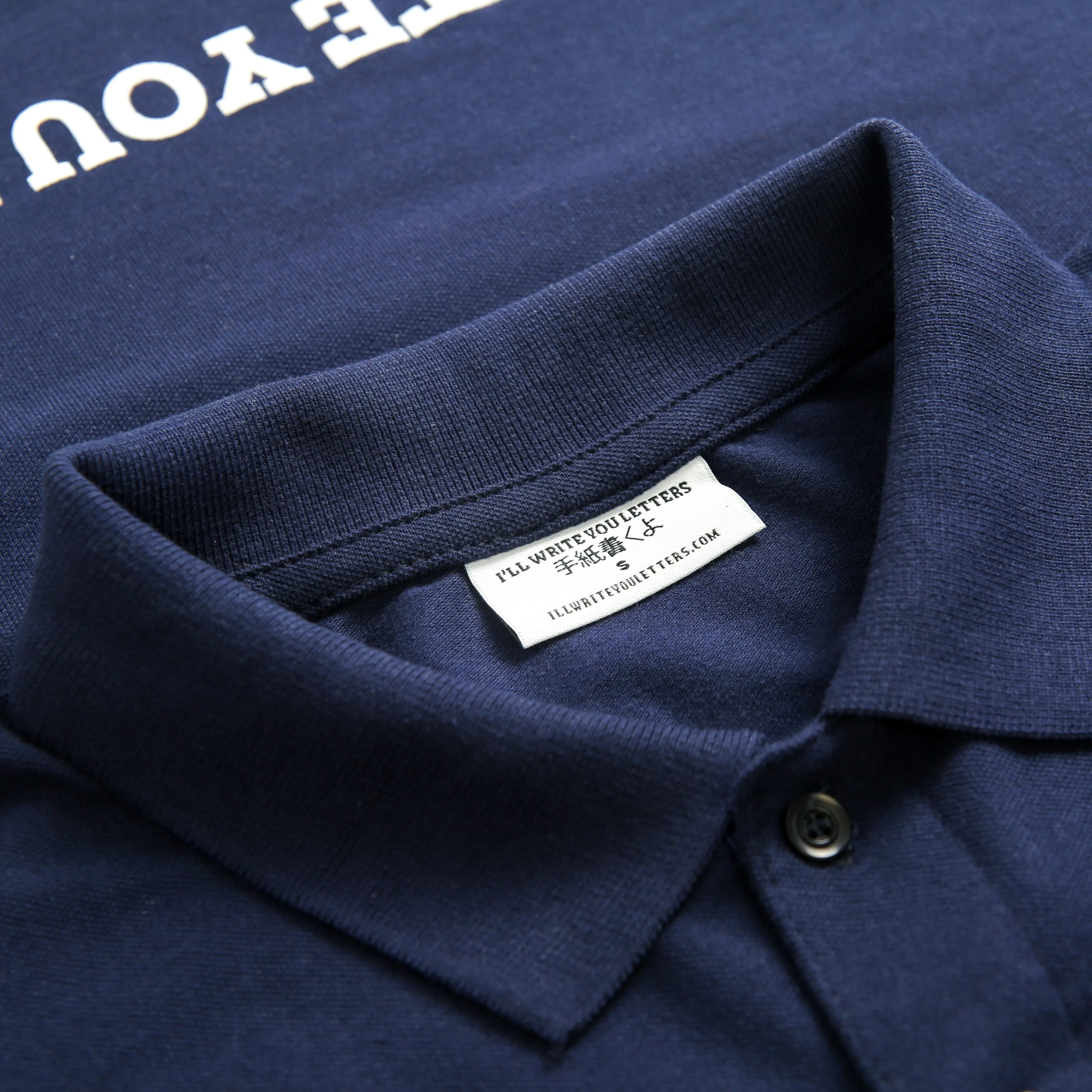 IWYL Navy Logo Polo