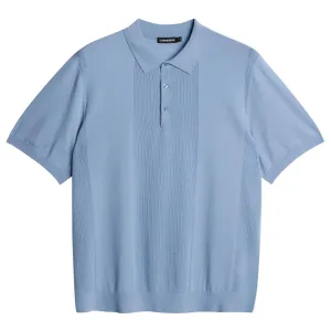 J. LINDEBERG REYMOND SOLID STRIPE KNIT POLO