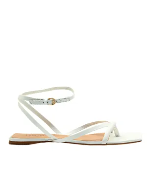 Jada Flat Sandals- Branco