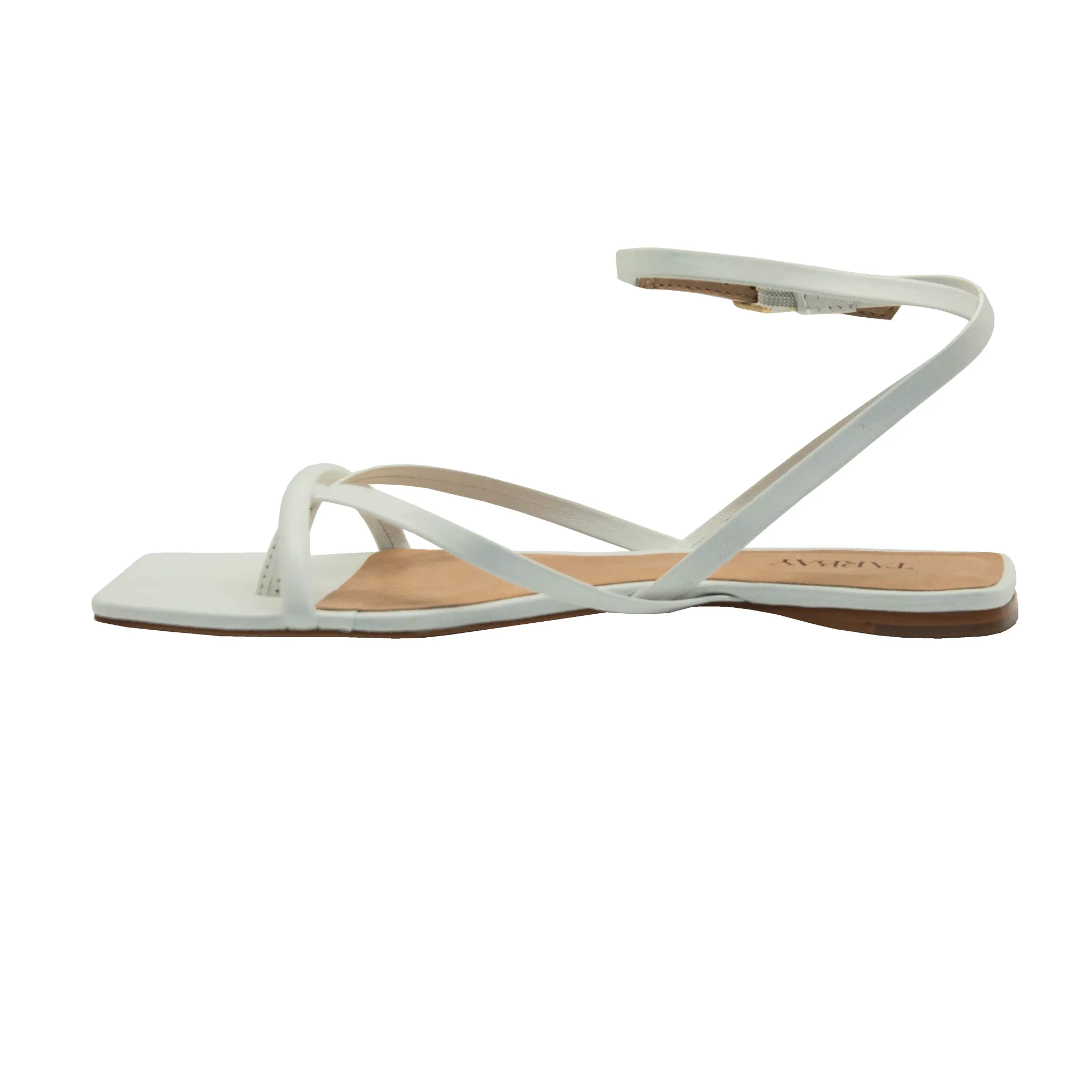 Jada Flat Sandals- Branco