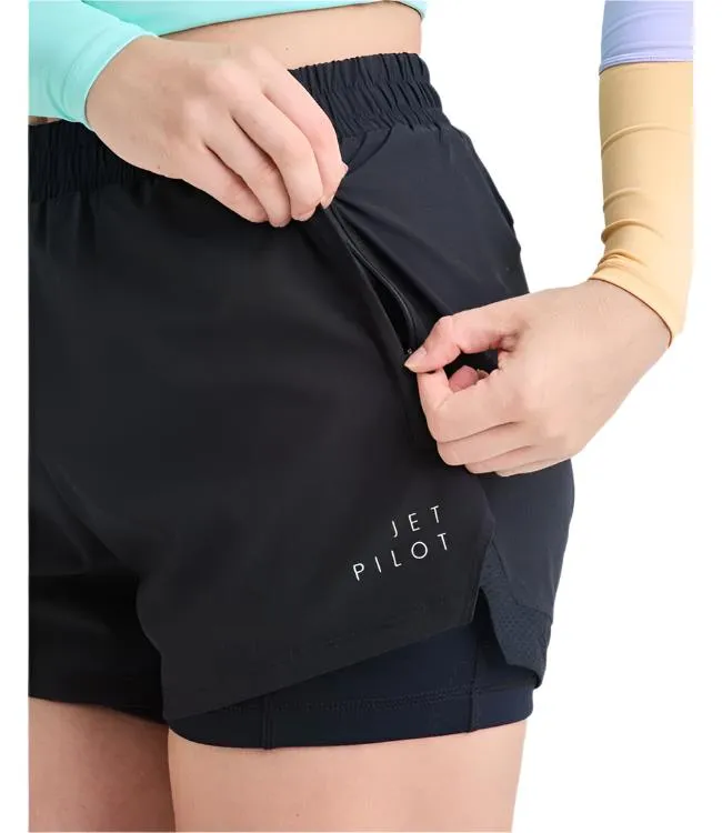 Jetpilot Corp Womens Elastic Waist Rideshorts