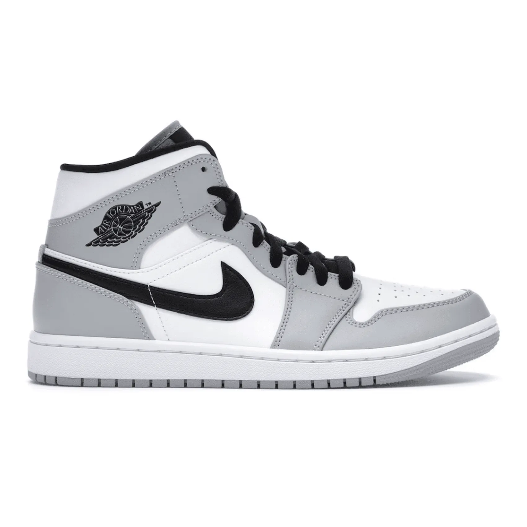 Jordan 1 Mid 'Light Smoke Grey'