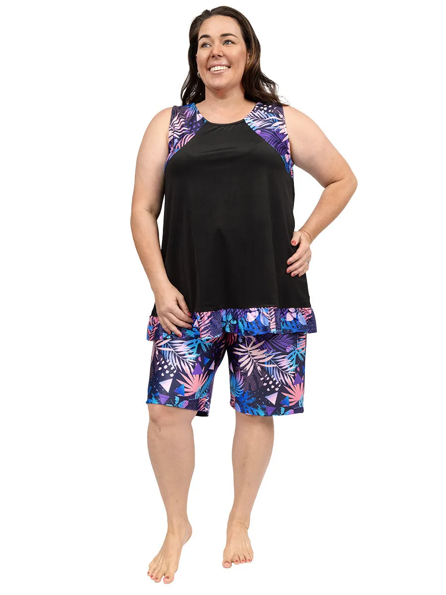 Kala Springs Swim Cami - Blue Print