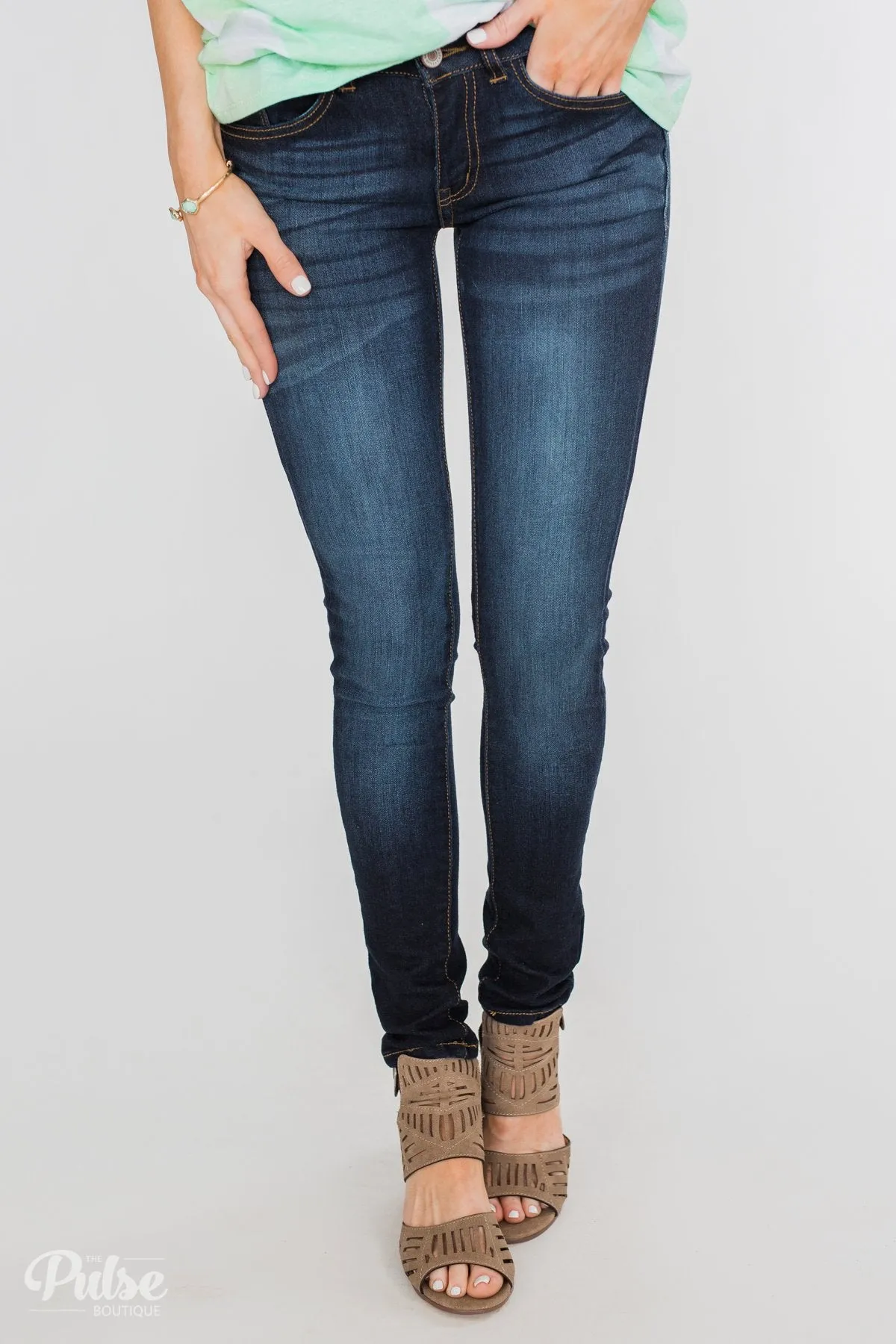 KanCan Non-Distressed Jeans- Alicia Wash