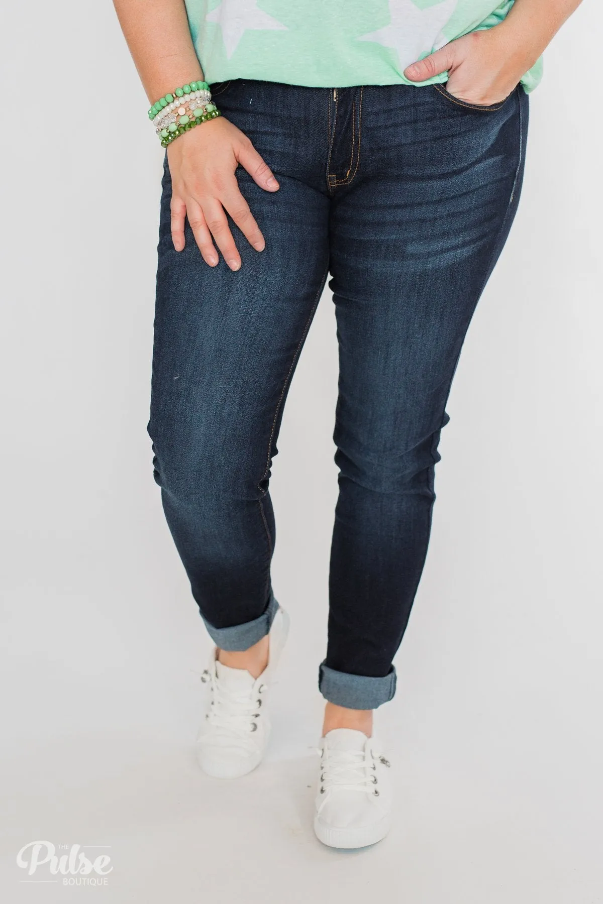 KanCan Non-Distressed Jeans- Alicia Wash
