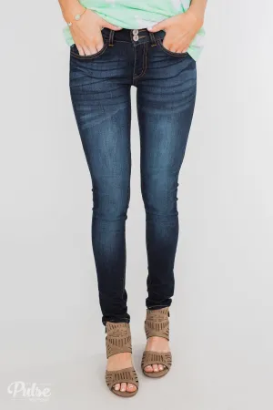 KanCan Non-Distressed Jeans- Alicia Wash