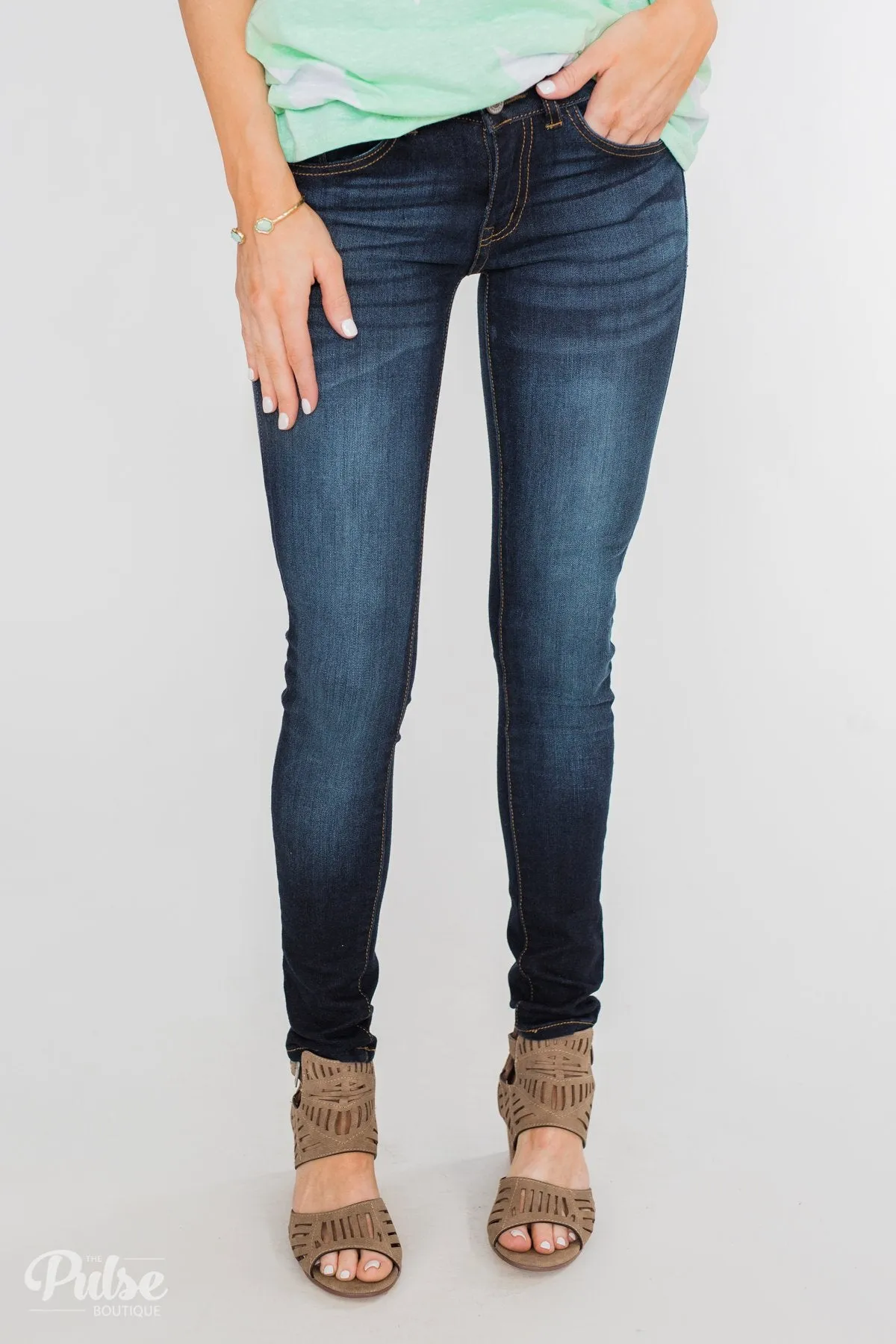 KanCan Non-Distressed Jeans- Alicia Wash