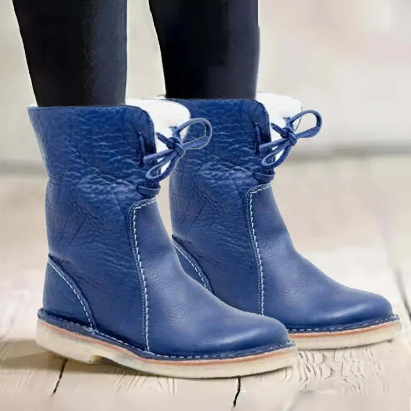 Katrine - Warm Waterproof Non-Slip Fur Winter Boots