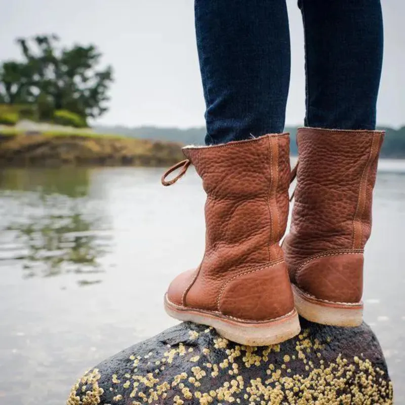 Katrine - Warm Waterproof Non-Slip Fur Winter Boots