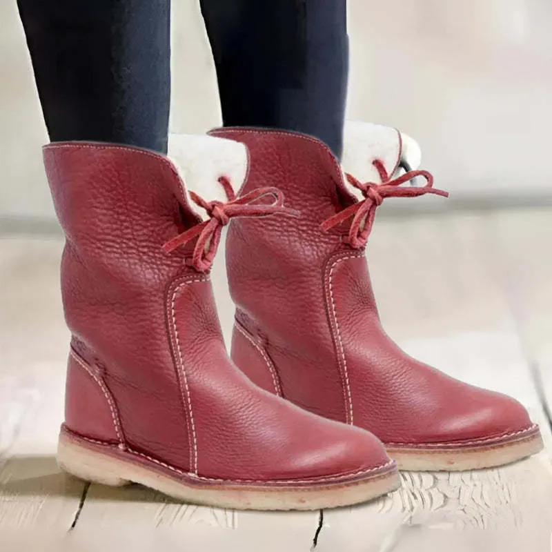 Katrine - Warm Waterproof Non-Slip Fur Winter Boots