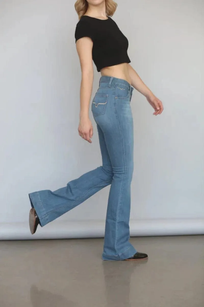 Kimes Jeans Womens Lola Soho Fade Mid-Rise (KIMESLOLASOHO)