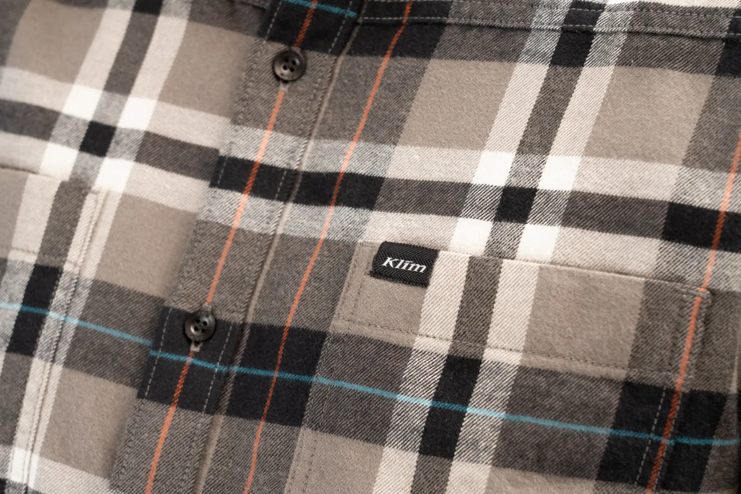 KLIM Mens Table Rock Midweight Flannel Shirt