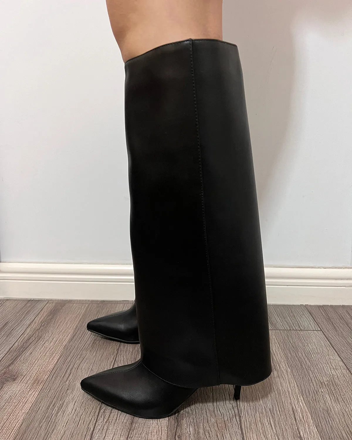 Knee High Trouser Thin High Heel boots