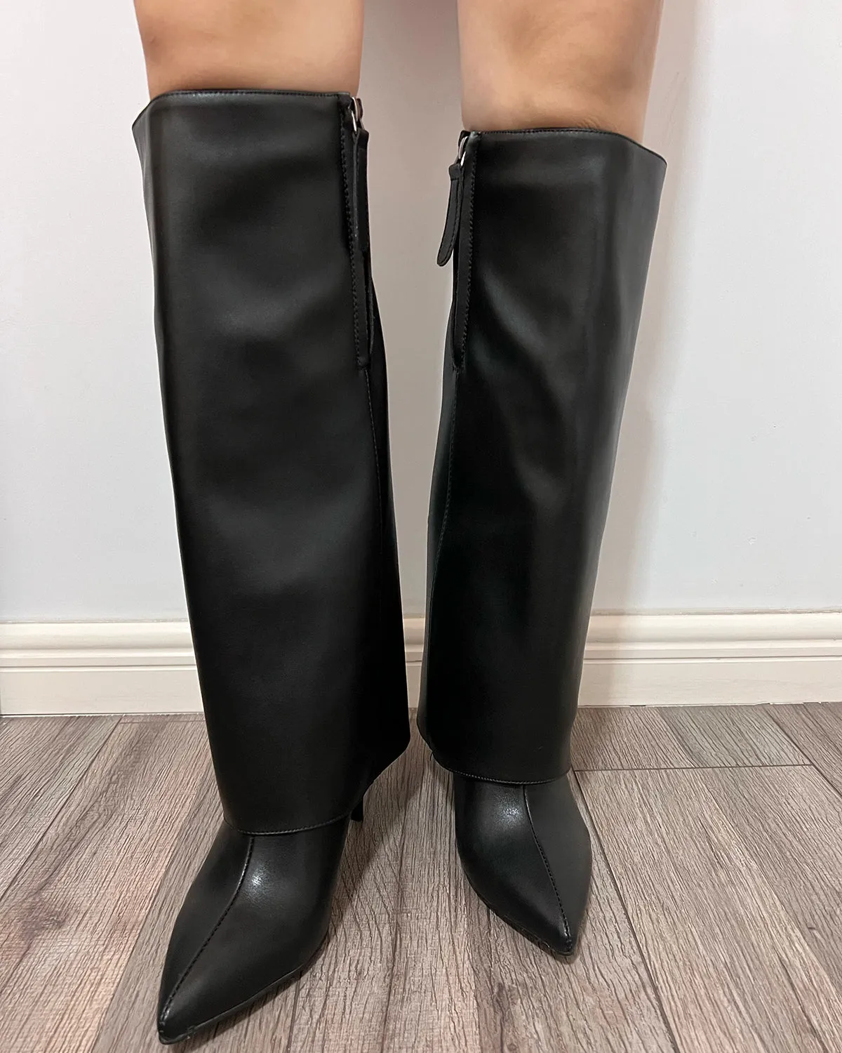 Knee High Trouser Thin High Heel boots