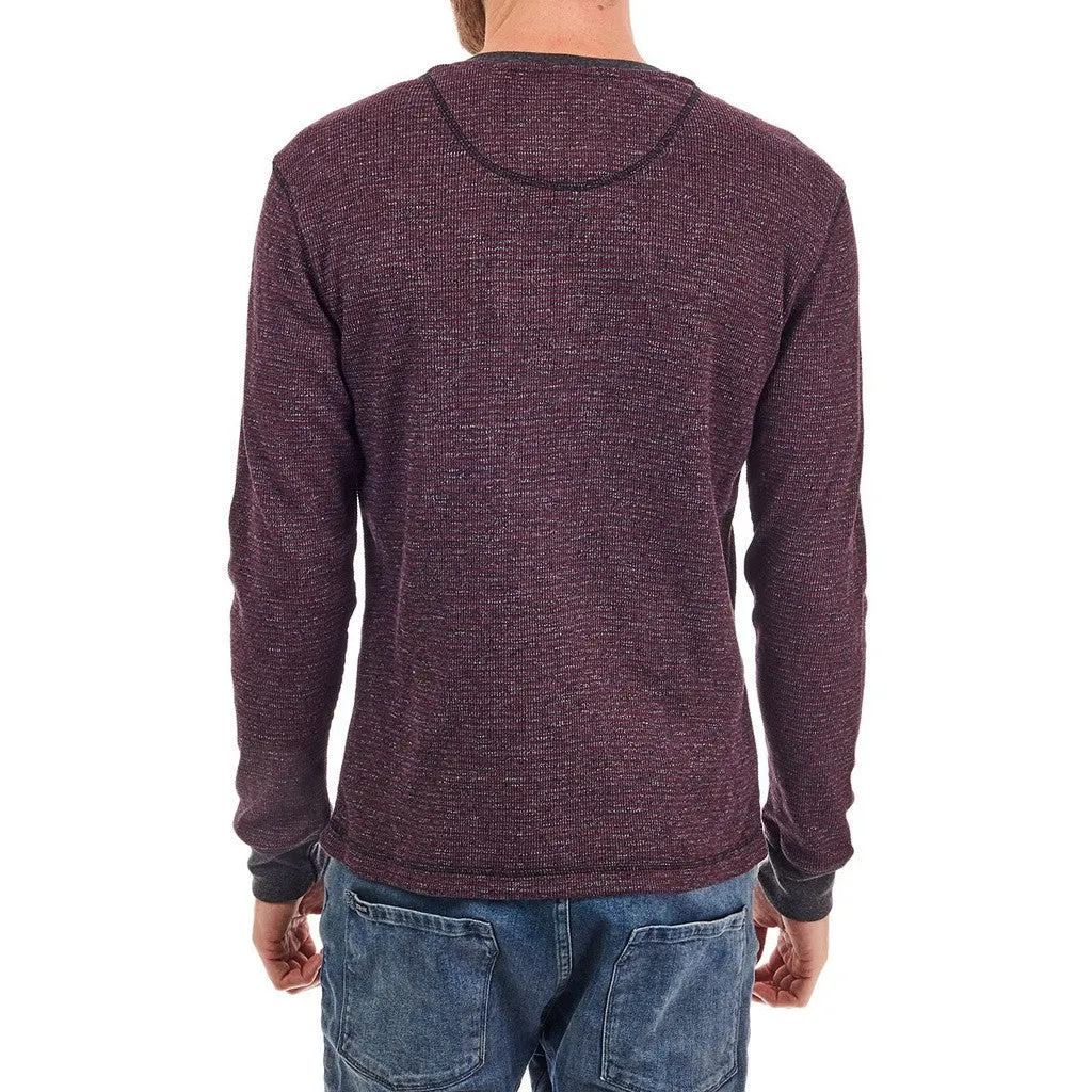 Kyle Striped Thermal Henley