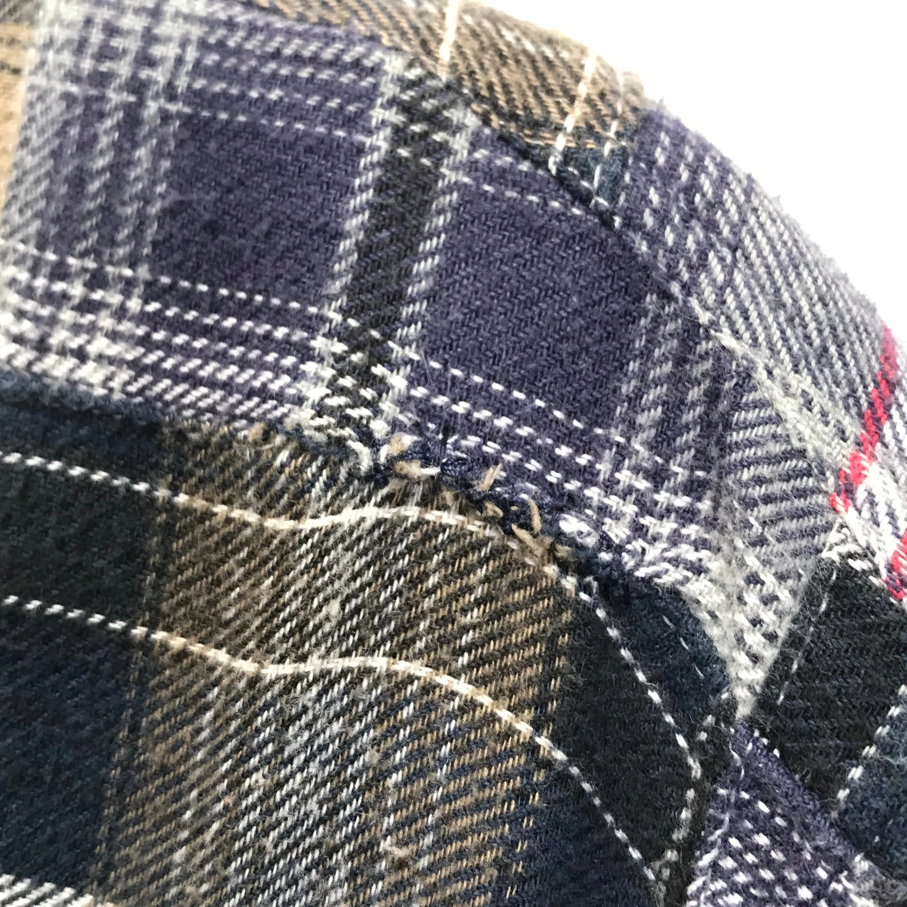 [L] WTaps 07SS Vatos Flannel Patchwork L/S Shirt