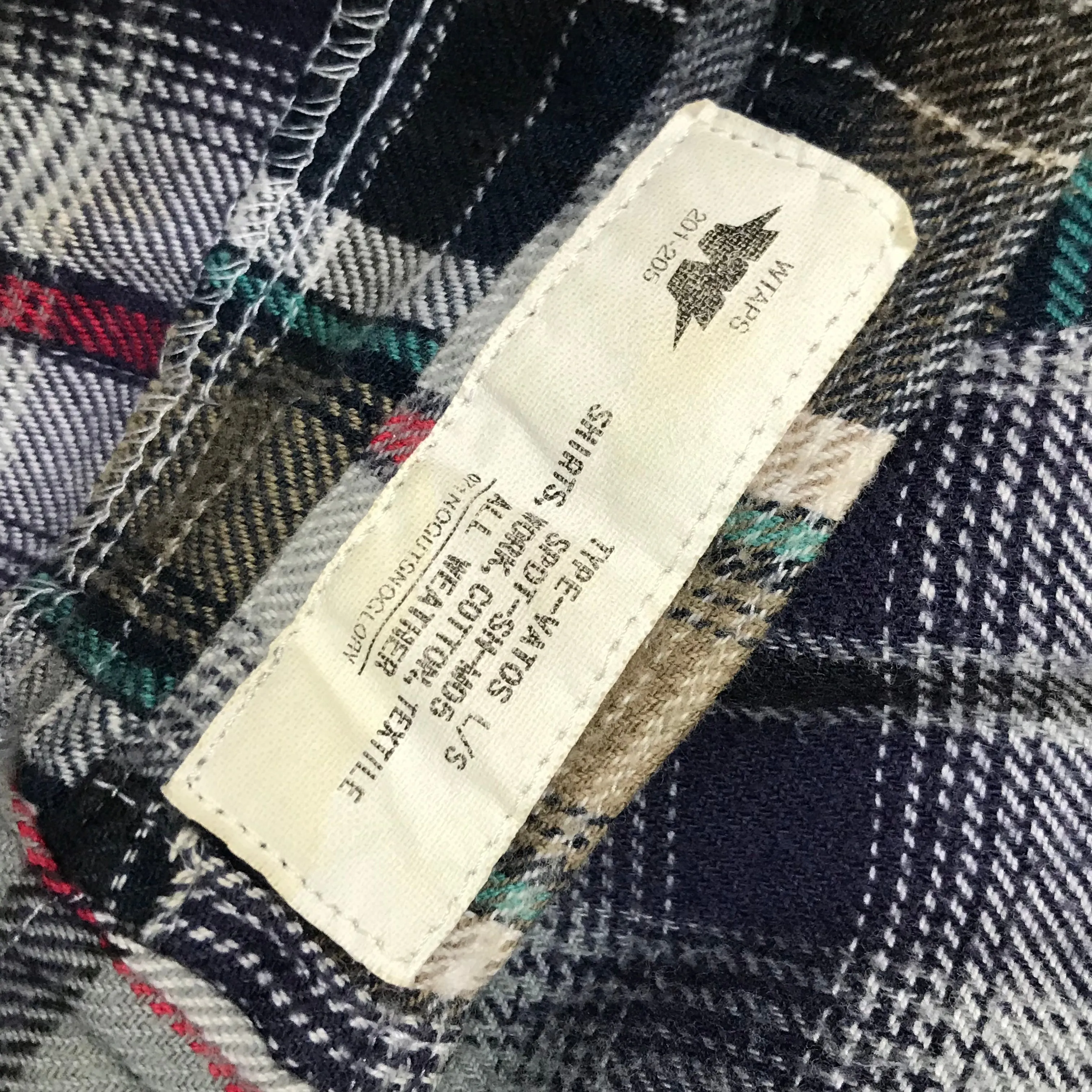 [L] WTaps 07SS Vatos Flannel Patchwork L/S Shirt