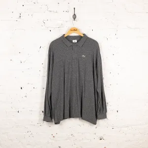 Lacoste Long Sleeve Polo Shirt - Grey - XL