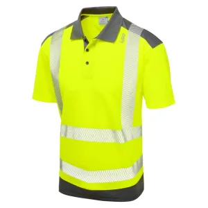 LEO PEPPERCOMBE ISO 20471 Class 2 Dual Colour Coolviz Plus Polo Shirt