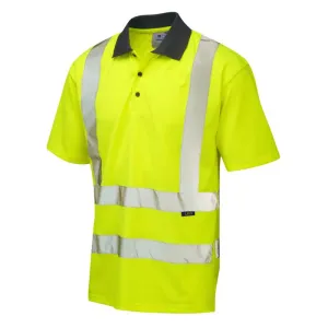 LEO ROCKHAM ISO 20471 Cl 2 Coolviz Polo Shirt (EcoViz)