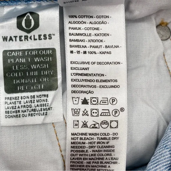 Levi's Premium 501 ORIGINAL FIT WOMEN'S JEANS Light Wash Button fly Size 29 x 30
