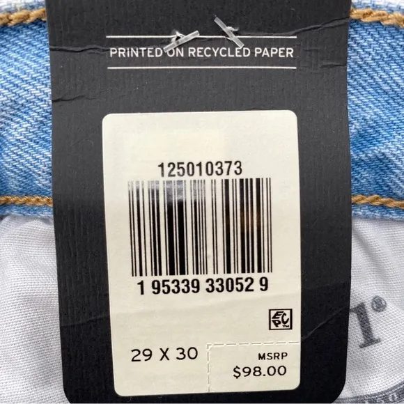 Levi's Premium 501 ORIGINAL FIT WOMEN'S JEANS Light Wash Button fly Size 29 x 30