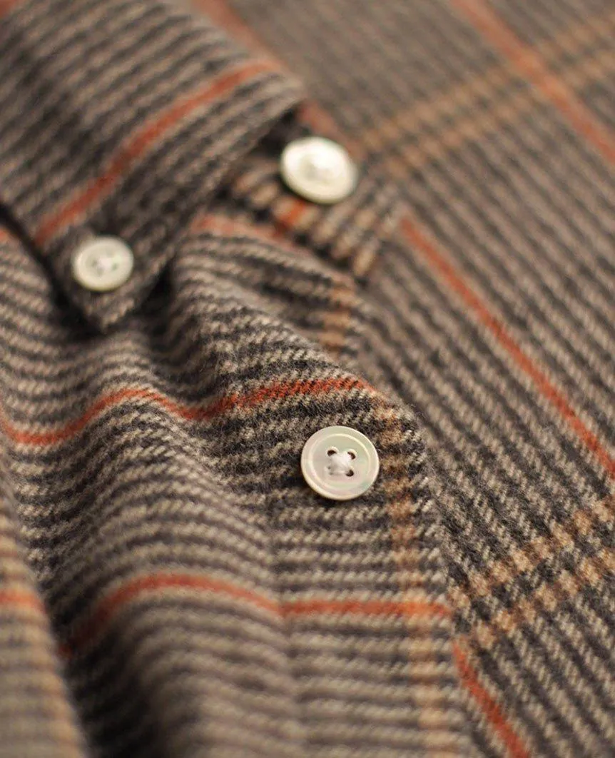 Library Plaid Flannel Shirt