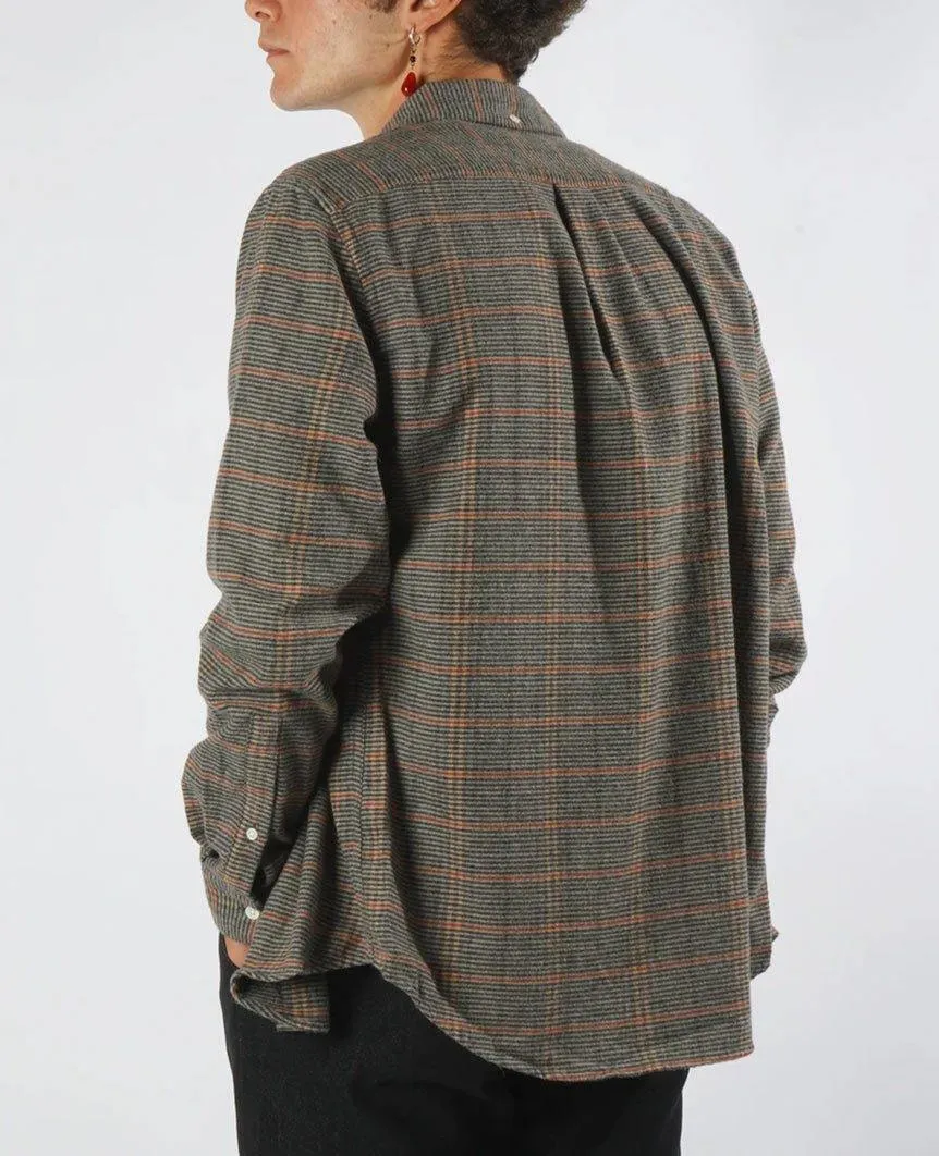Library Plaid Flannel Shirt