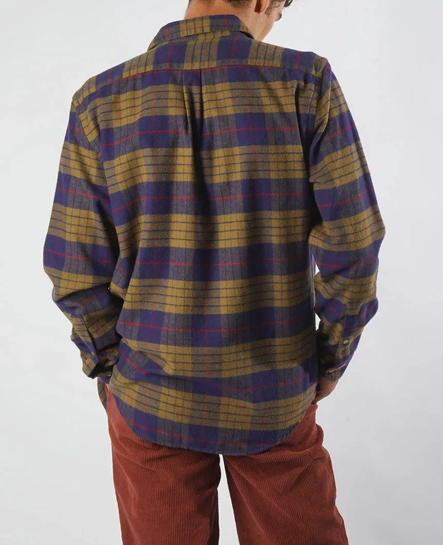 Lift Green Navy Check Shirt