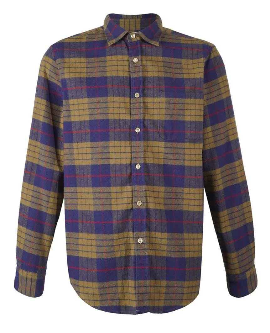 Lift Green Navy Check Shirt