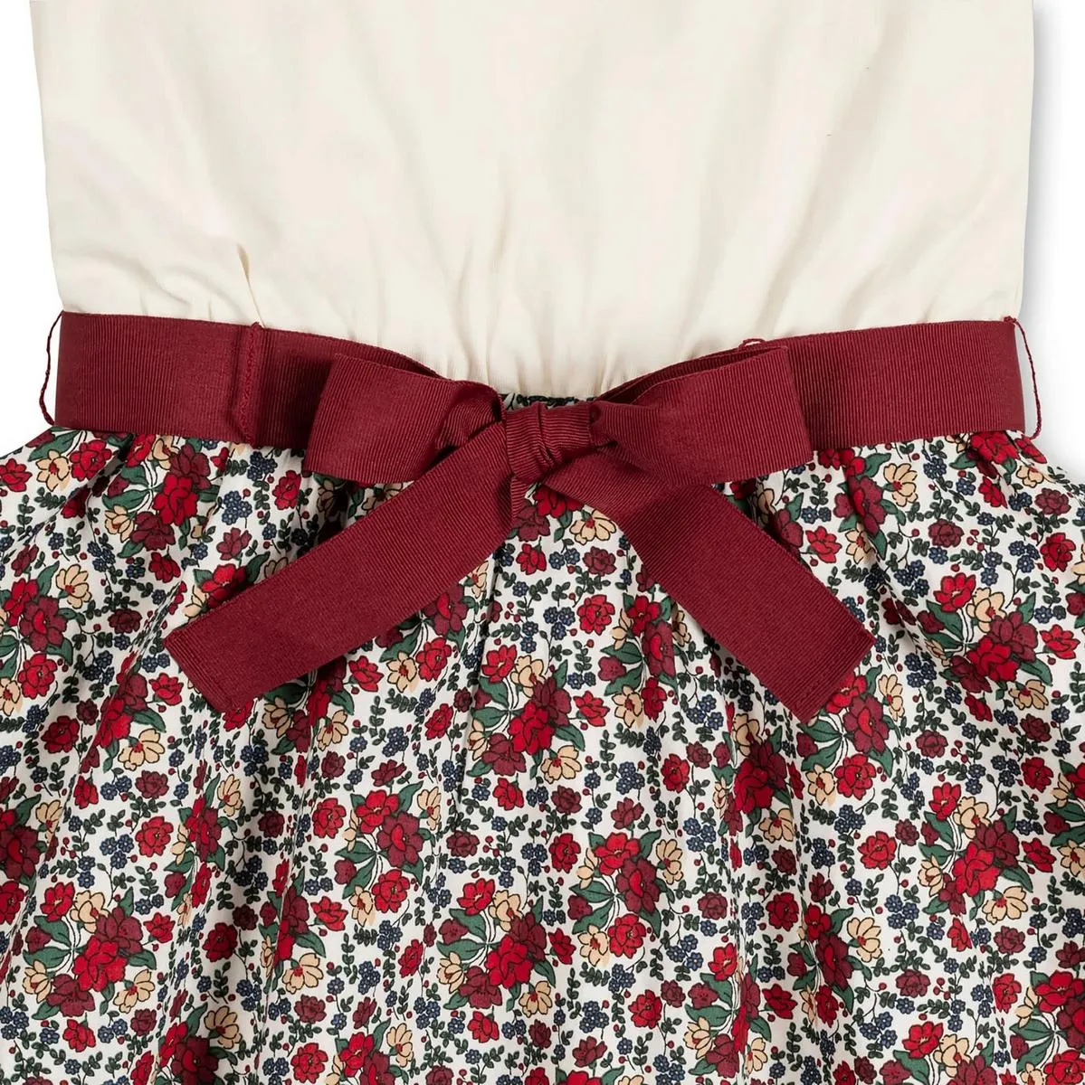 Lightweight Blocked Skater Dress - Holiday Multi Floral