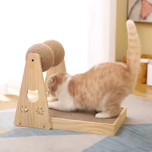 Lof Dual-Ball Cat Scratcher: Interactive Play and Scratch Station
