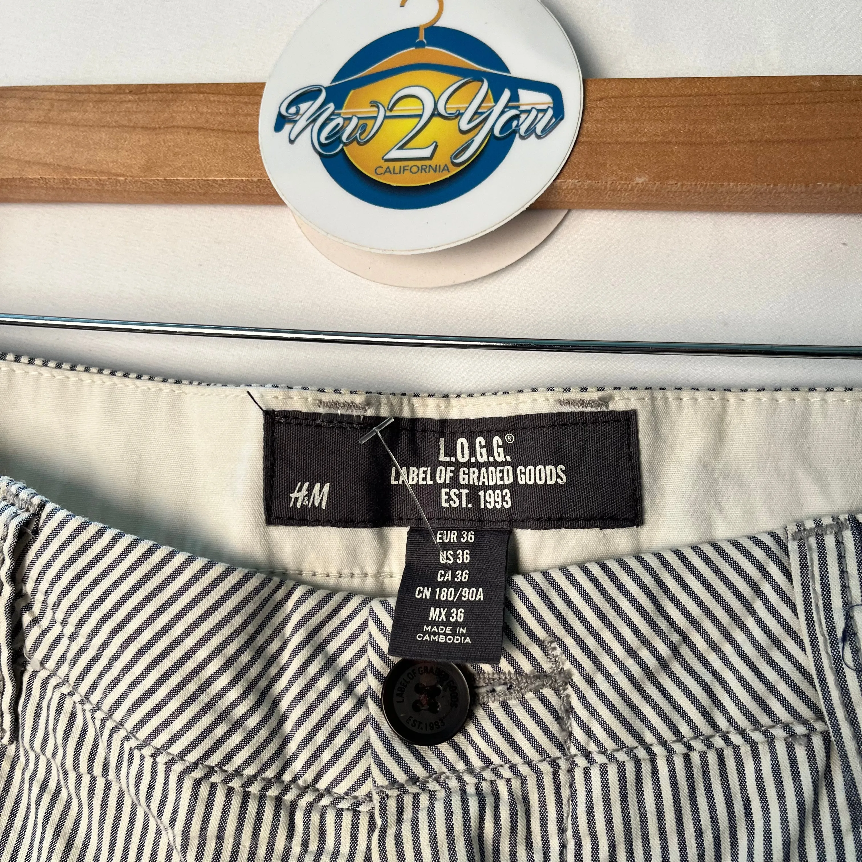 Logg Pinstripe Board Shorts