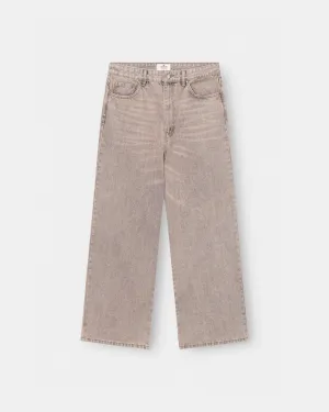 Loose Fit Denim Jeans Rose Vintage Wash
