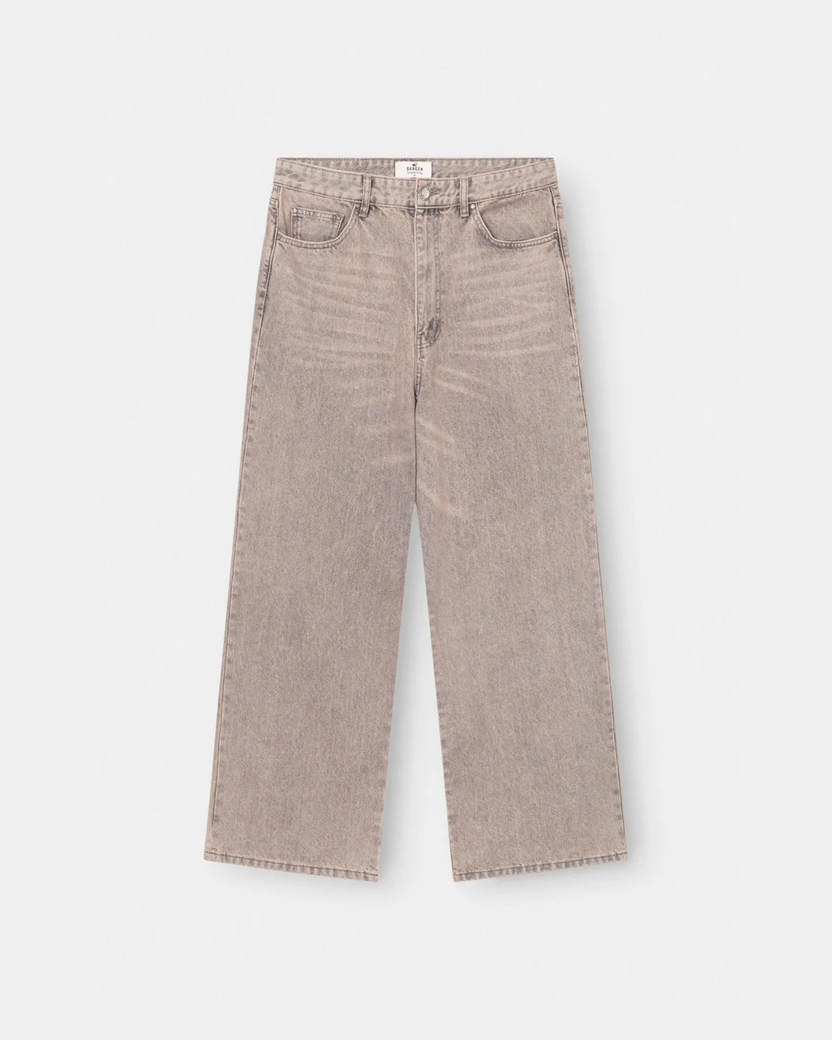 Loose Fit Denim Jeans Rose Vintage Wash