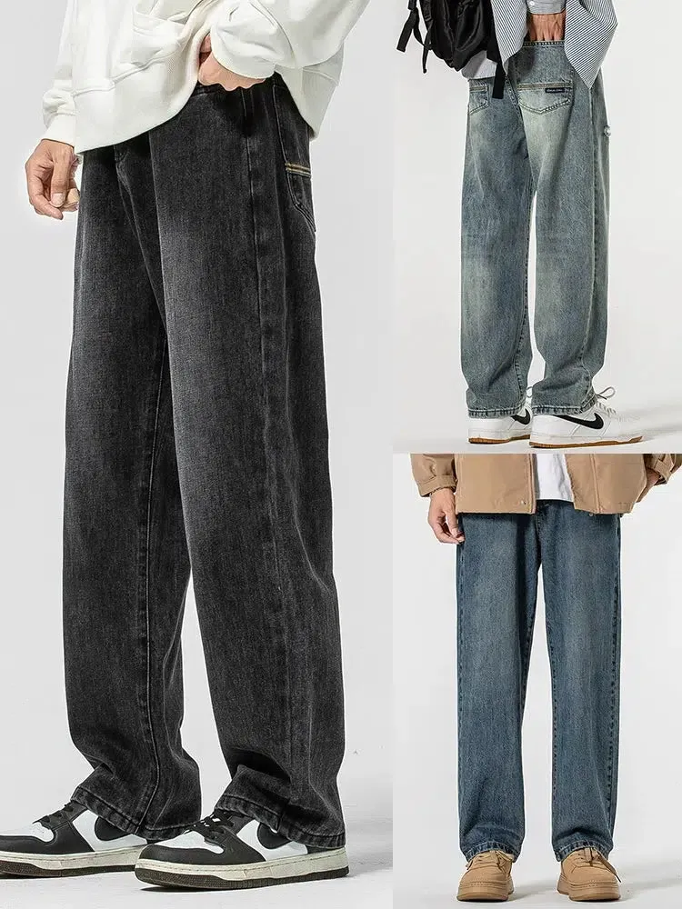 Loose Fit Denim Pants