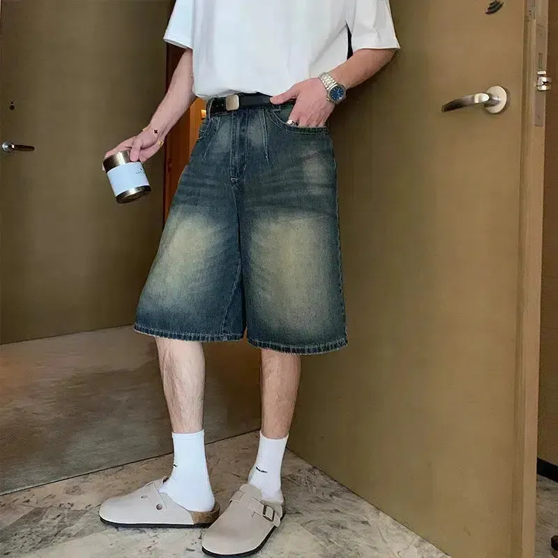 Loose-fit Denim Shorts