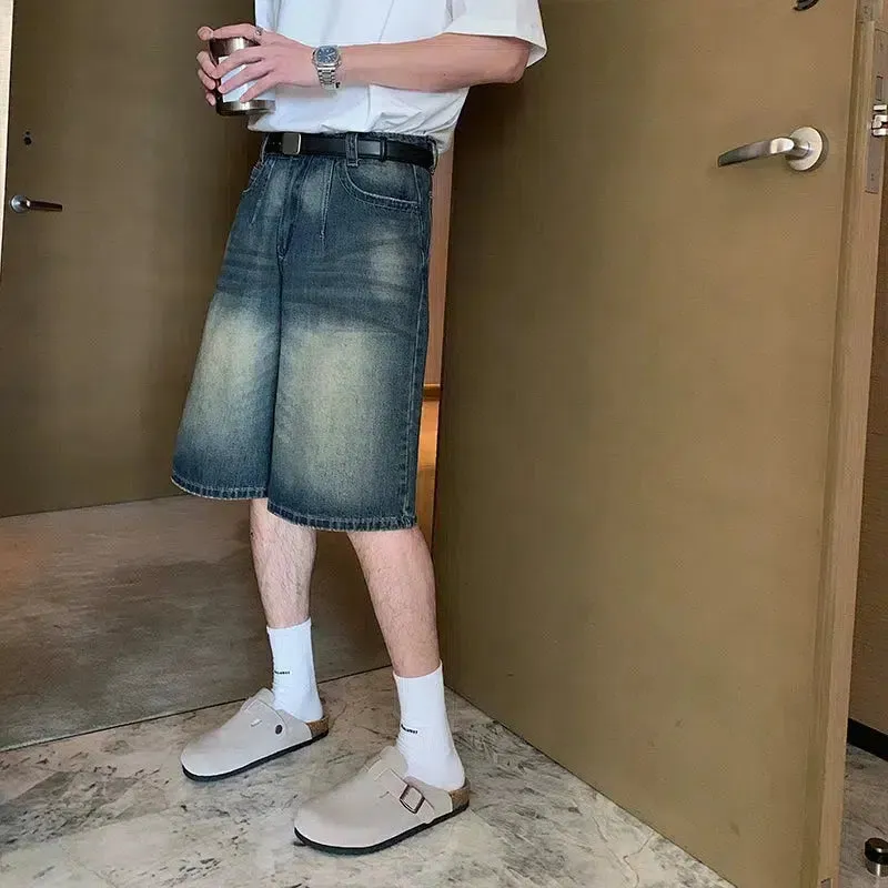 Loose-fit Denim Shorts