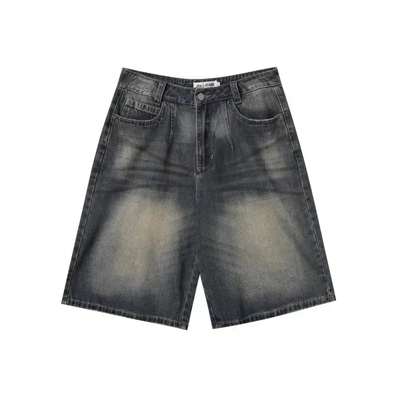 Loose-fit Denim Shorts