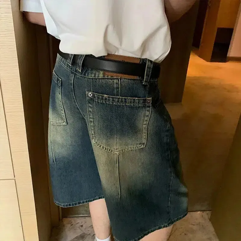 Loose-fit Denim Shorts
