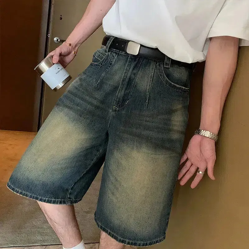 Loose-fit Denim Shorts