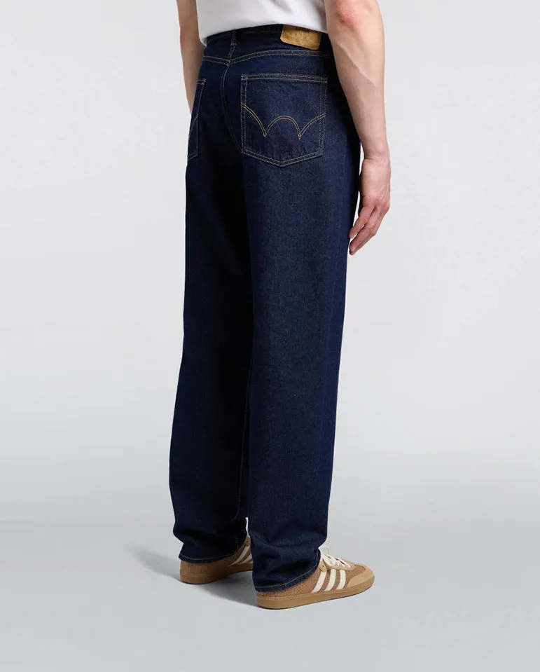 Loose Fit Kaihara Openend Denim Blue - Rinsed